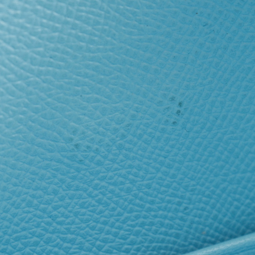 HERMES Blue Bean Wallet - Picture 11 of 15